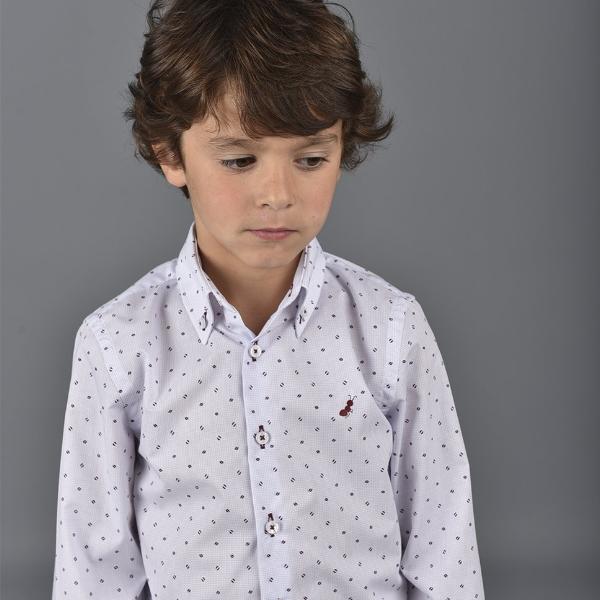 Camisa niño punto estampado La Ormiga