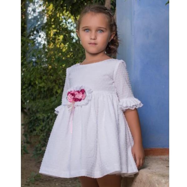 Vestido artesanal niña para ocasiones especiales, ceremonias