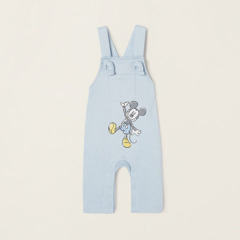 PETO DE ALGODÓN PARA RECIÉN NACIDO 'MICKEY', AZUL