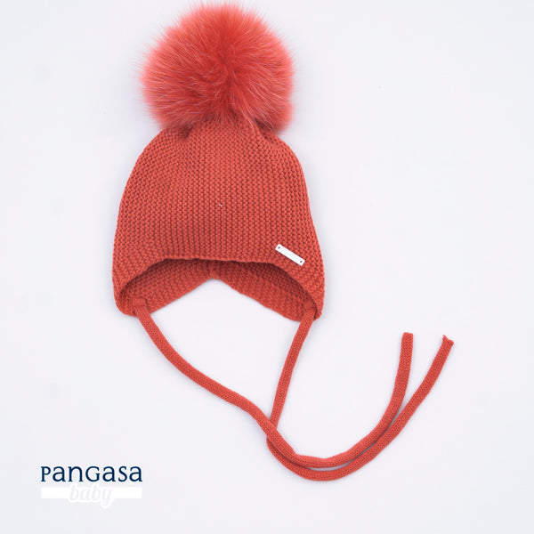 GORRO POMPON PANGASA CON CUERDITAS