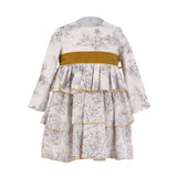 Vestido de niña estampado toile de joui