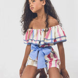 Comprar mono rayas Multicolor para niña de La ormiga