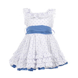 Vestido Bebé niña de plumeti y azafata de La Ormiga