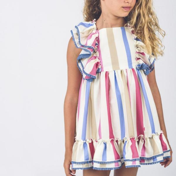 comprar on-line vestido rayas La Ormiga