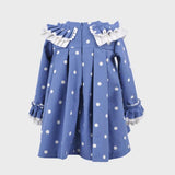 vestido bebe niña lunar azafata La Ormiga