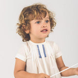 comprar on line conjunto niño bebe rayas multicolor la ormiga
