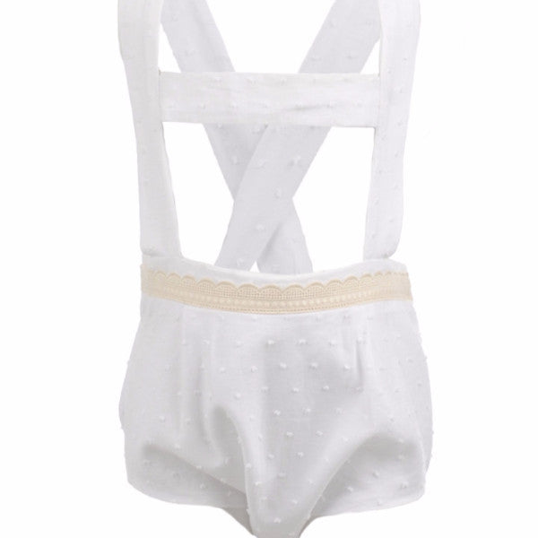 Ranita de Bebé de plumeti blanco de La Ormiga