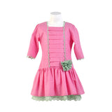 Vestido Niña tela de espiga