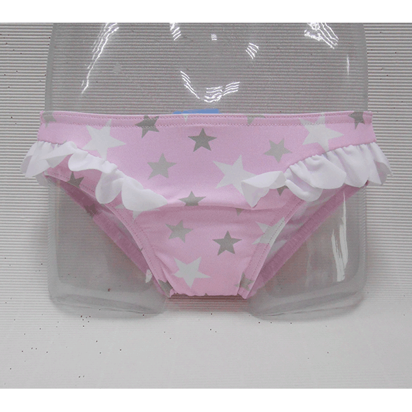 Culetín baño niña con estrellas en dos colores de Sardón.