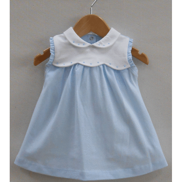 Vestido Bebé Algodón Ondas