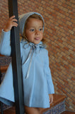 abrigo niña de paño muflón con capota
