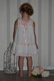 Vestido De plumeti Beige de Nini VR039