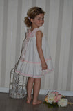 Vestido De plumeti Beige de Nini VR039