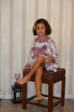 Vestido Niña Flores y Lunares