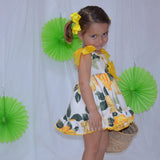 Jesusito Bebé niña flores amarillas VR091