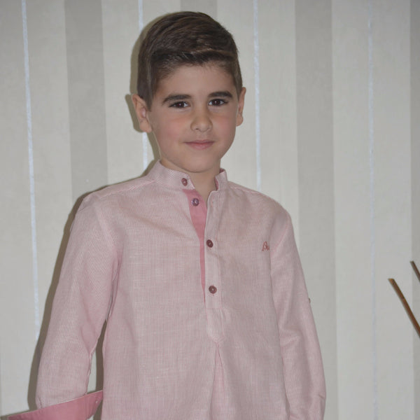 Conjunto Niño en Lino Mil Rayas