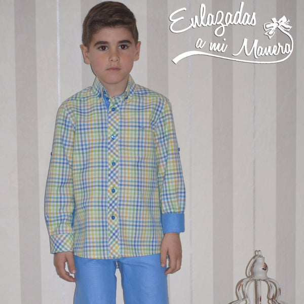 Conjunto de Niño en Cuadros.