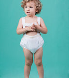 Ranita de Bebé de plumeti blanco de La Ormiga