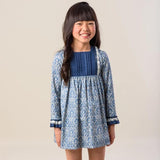 Vestido Niña Ornamental Azul La Ormiga