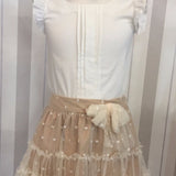 Conjunto Niña de Blusa y Falda de Tul