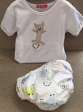 Conjunto Bebé Niño de Gatos de la Marca Nini.