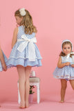 Vestido Niña de Tela de Lunares.