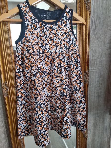 Vestido algodón flores