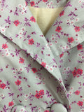 Gabardina Niña con estampado en Flores.