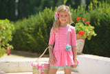 Vestido Niña tela de espiga