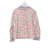 Conjunto de Niña Blusa Flores y Falda.