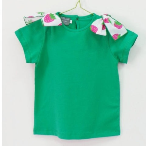 CONJUNTO CAMISETA Y SHORT FRESAS MONPETITBONBON