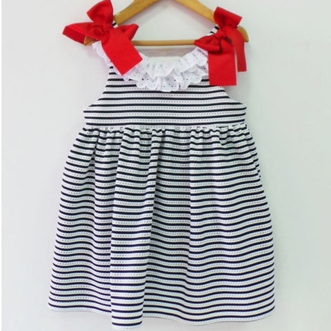VESTIDO RAYAS MONPETIT BONBON