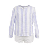 Conjunto niño bebé de rayas azules de La Ormiga