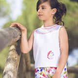 comprar on-line conjunto camiseta-short para niña La Ormiga