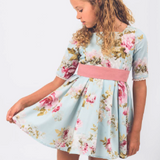 Vestido de niña media manga de Flores de La Ormiga