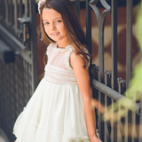 Vestido-Jesusito niña bebe para ocasiones especiales, ceremonias. De la marca Española La Ormiga